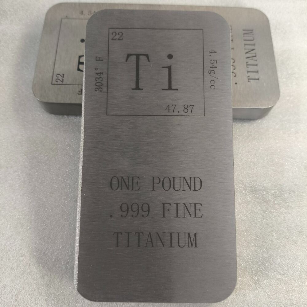 Metaller: titaniumstang – 1 kg med lasergravering